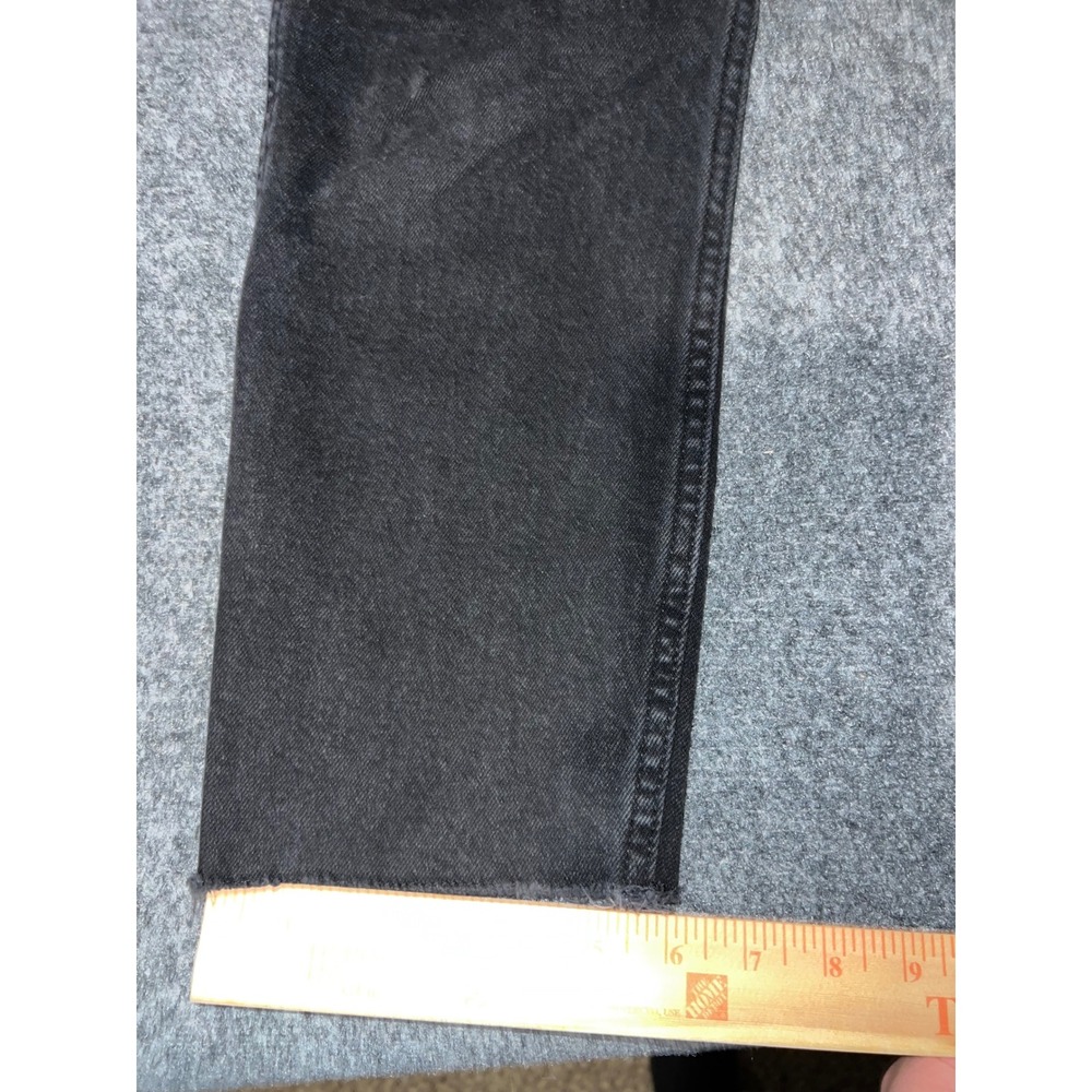 Hollister Ultra High-Rise Mom Jeans Black Vintage Stretch Size 5R W27 L27 - Picture 3 of 7